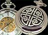 Skeleton pocket watch in Eternal Life design