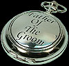 Father of the Groom Pocket Watch in Wedding design