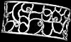 Silver Crystal Lattice Bangle