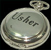 Usher Pocket Watch in Wedding design
