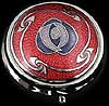 Pill Box in Sea Gems Mackintosh Rose design