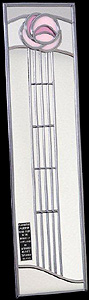 Pink Slimline Mirror