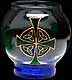 Candle Holder in Celtic Cross design