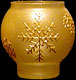 Candle Holder in Magical Christmas Snowflake design