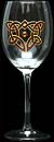 Goblet in Celtic Heart design