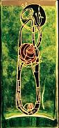 Vase in The Celtic Lady design