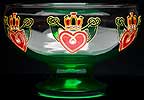 Bowl in The Claddagh design