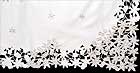 Rectangular Table Cloth in Crystal Silver design