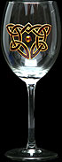 Goblet in Celtic Heart design
