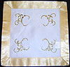 Doyley in Celebration Gold Leaf design