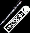Bookmark and Pen Set in Interlacing Knot Design