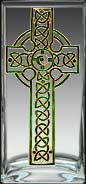 Vase in The Iona Cross design