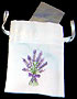 Favour or gift bag in English Lavender design with soap