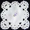 Pair of Doilies in English Lavender design