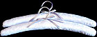 Pair of Damask Coathangers in English Lavender design