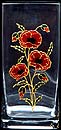 Vase in Poppy design