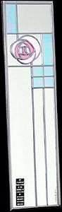 Pink Slimline Mirror