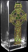 Vase in St. Patrick's Cross design