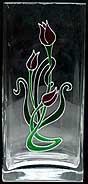 Vase in Mackintosh Tulip design