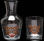 Water Set in Celtic Heart design