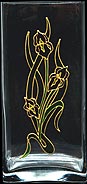 Vase in Iris Nouveau design