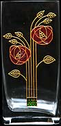 Vase in Mackintosh Pink Rose design