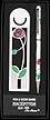 Bookmark and Pen Set in Sea Gems Mackintosh Rose design