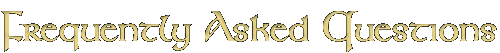 Frequently Asked Questions