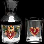 Water Set in The Claddagh design