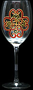 Goblet in Medieval Rose design